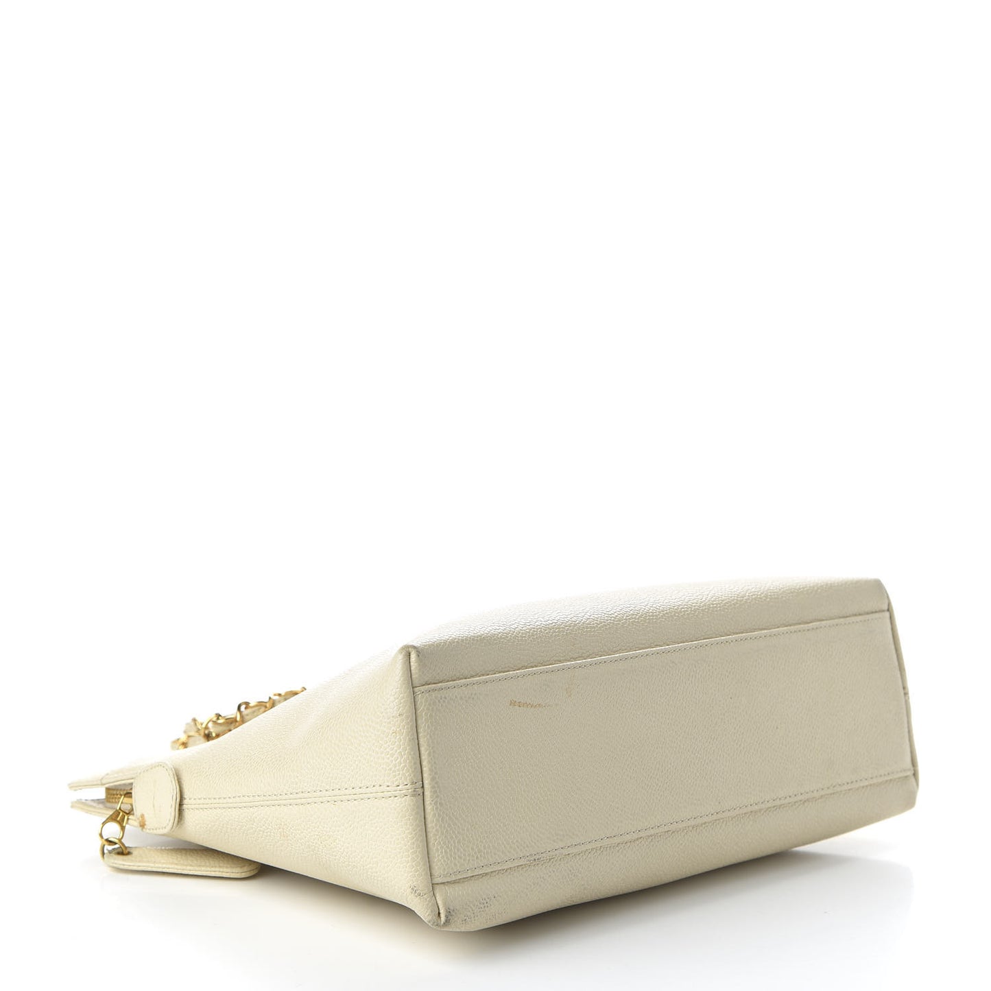 Caviar Shoulder Bag Light Beige