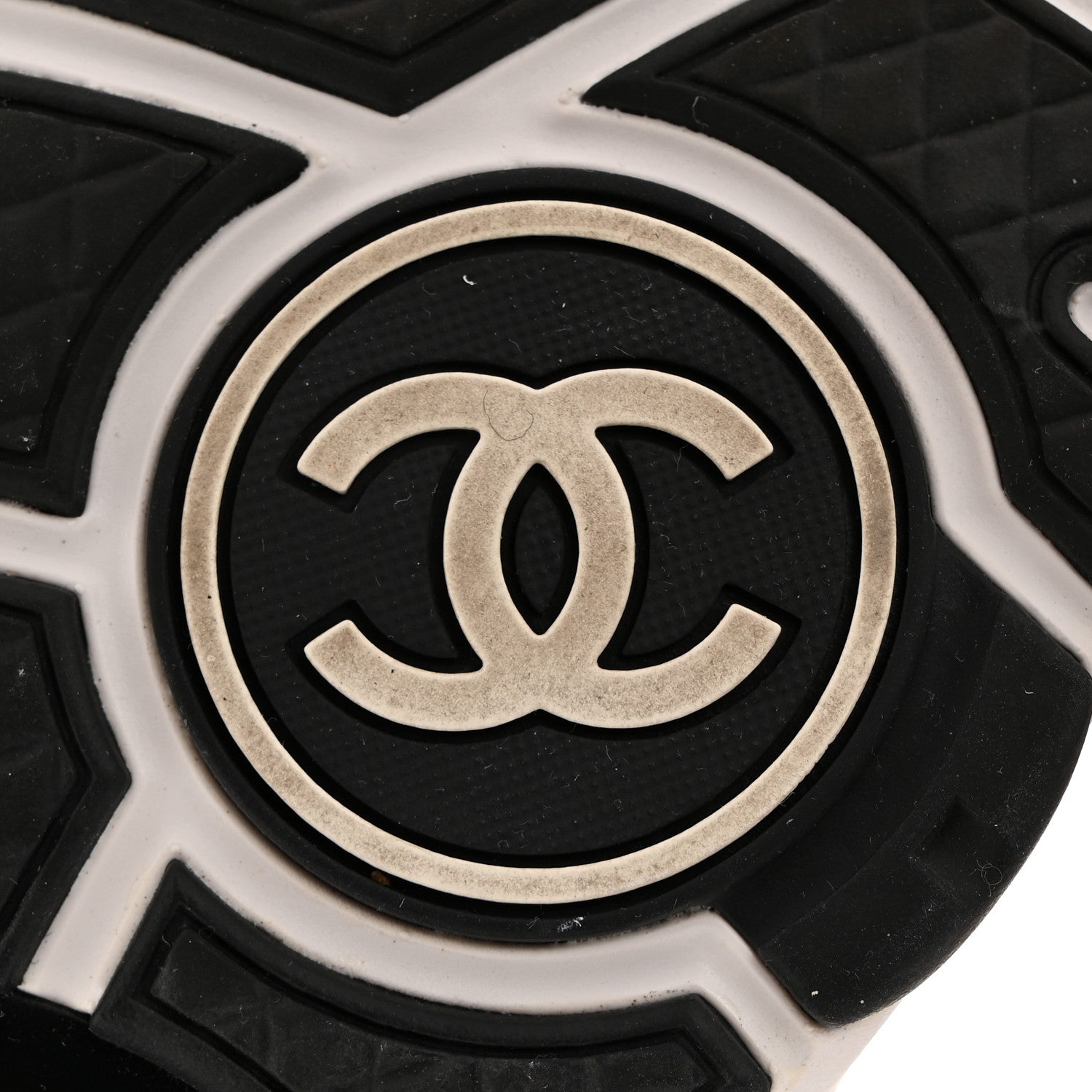 Chanel Wool Suede Calfskin CC Sneakers 36 Multicolor 8 of 9