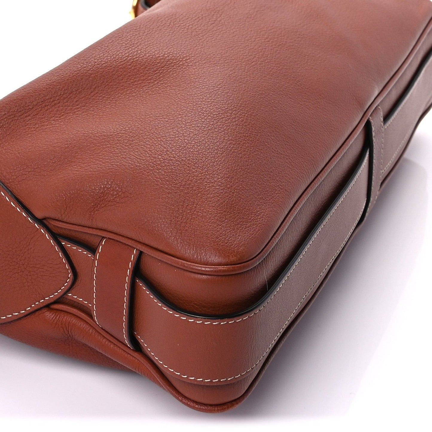 Supple Calfskin Medium Romy Shoulder Bag Tan