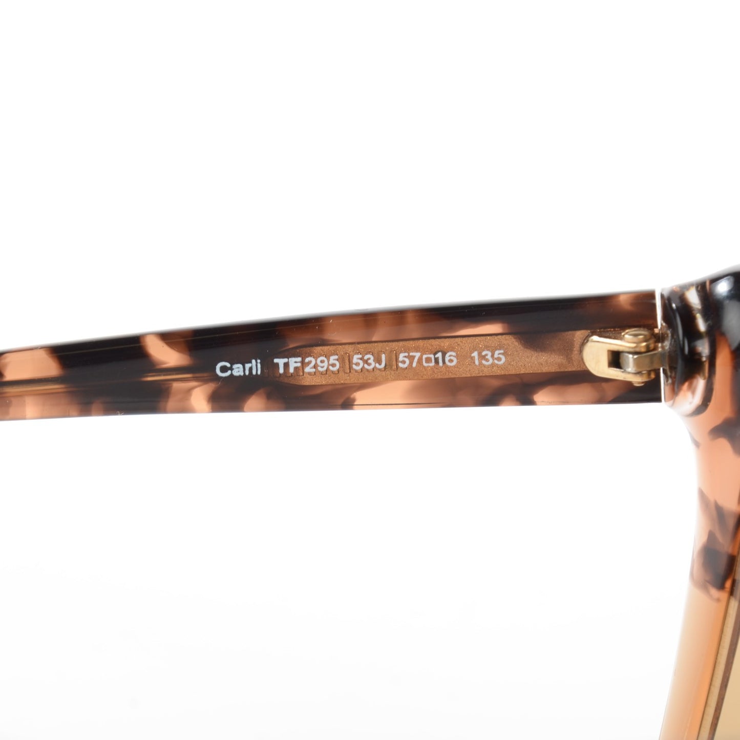 Carli Oversize Square Cateye Sunglasses TF295 Blonde Havana