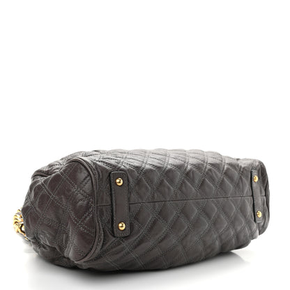 Marc Jacobs Calfskin Quilted Stam Brown 3 of 21