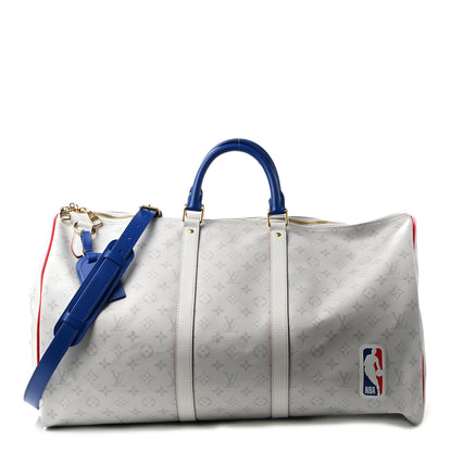 Louis Vuitton X NBA Monogram Keepall 55 Antartica 1 of 9