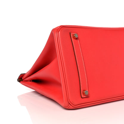 Hermes Epsom Candy Birkin 35 Rose Jaipur Gold 8 of 16