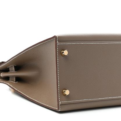 Hermes Epsom Kelly Sellier 32 Etoupe 8 of 10