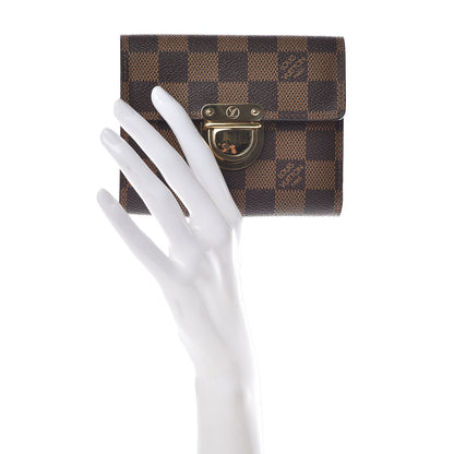 Louis Vuitton Damier Ebene Koala Compact Wallet 2 of 8