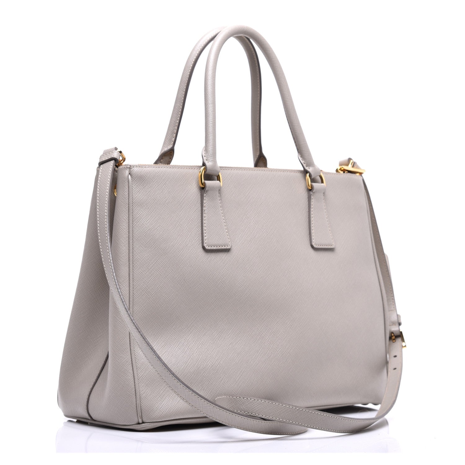 Prada Saffiano Medium Galleria Double Zip Tote Argilla 4 of 9
