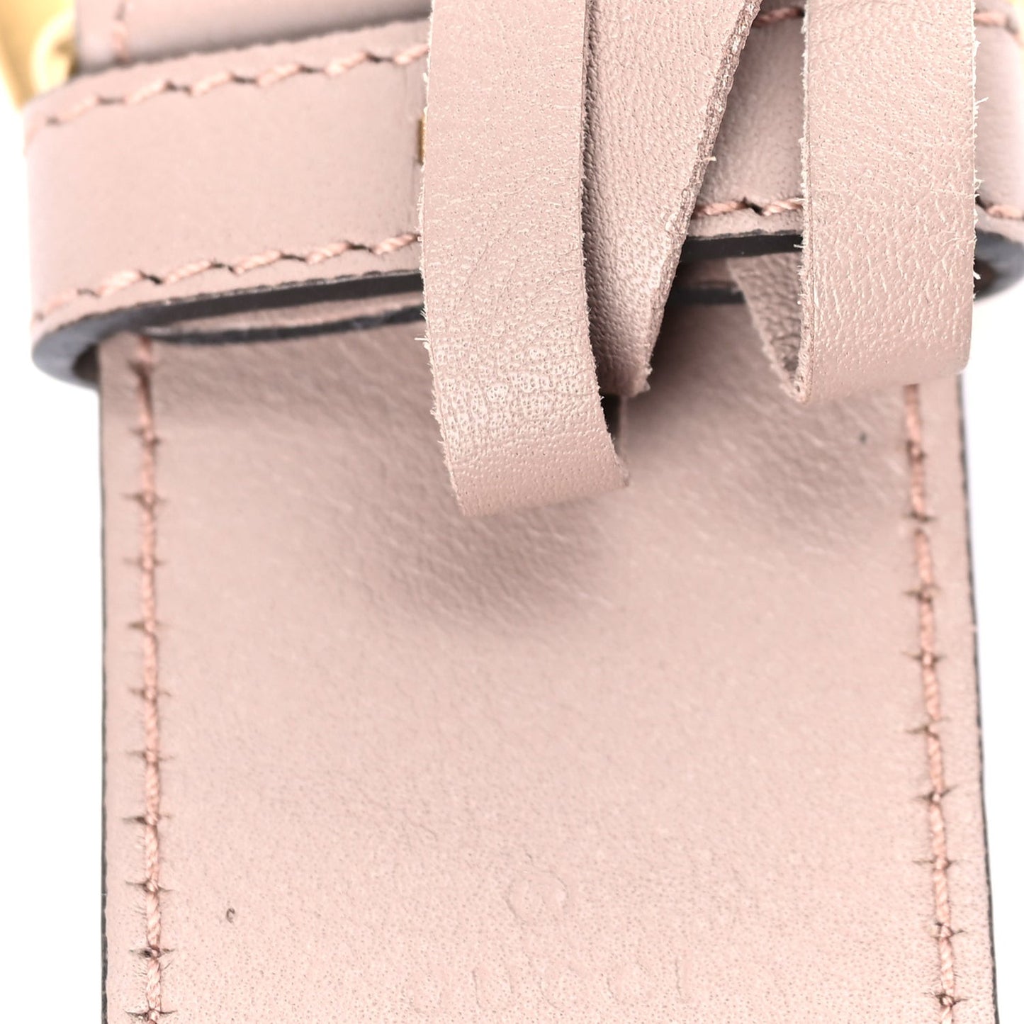 Calfskin Double G 40mm Belt 85 34  Porcelain Rose