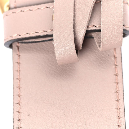 Gucci Calfskin Double G 40mm Belt 85 34  Porcelain Rose 5 of 5