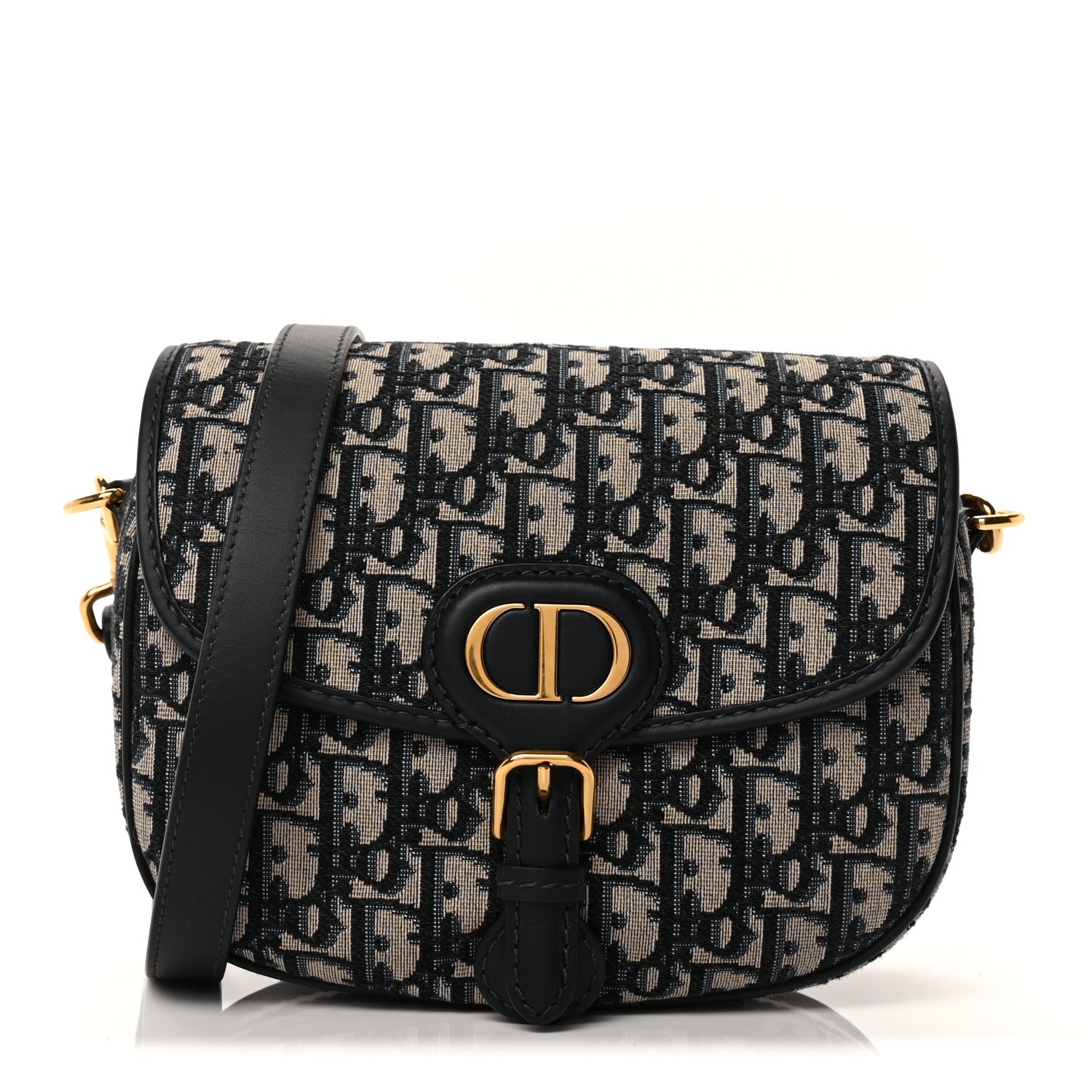 Christian Dior Oblique Medium Bobby Flap Blue 1 of 8
