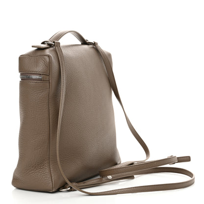 Loro Piana Grained Calfskin Extra Pocket L23.5 Backpack Warm Mastic 3 of 13