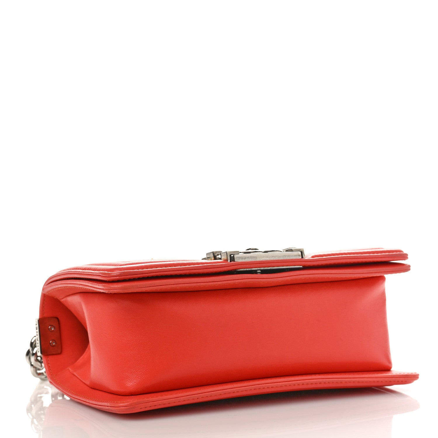 Chanel Lambskin Tweed Small Boy Flap Coral 4 of 9