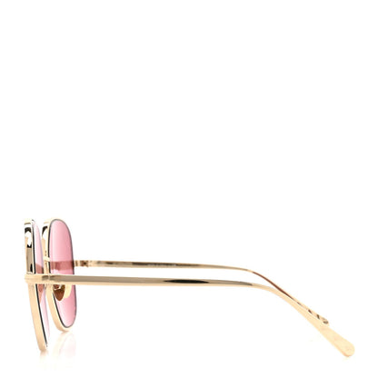 Chanel Square Sunglasses 4252 Gold 3 of 7
