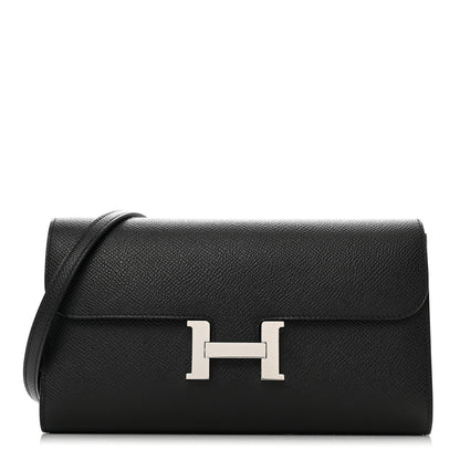 Hermes Epsom Constance Wallet To Go Black 1 of 9