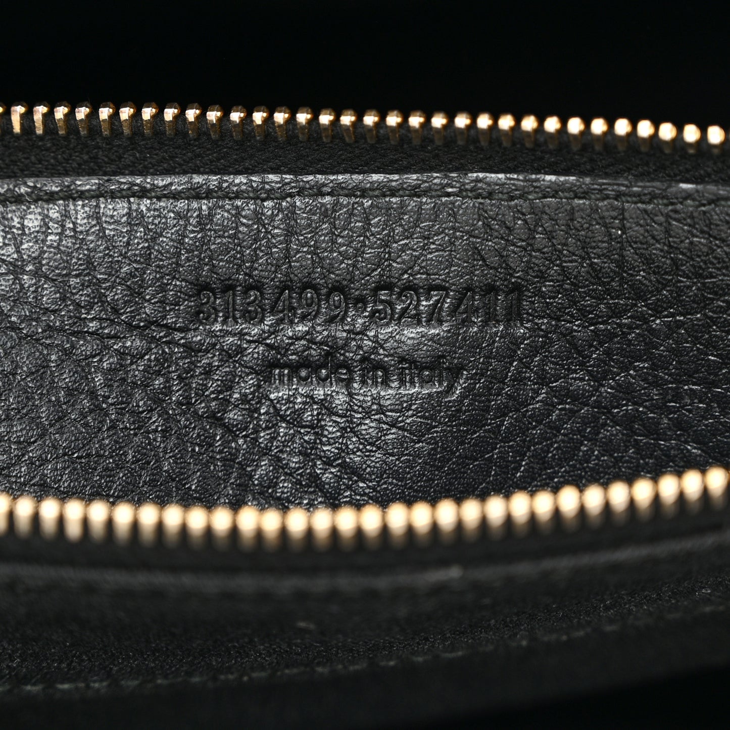 Calfskin Canvas Small Muse Two Black