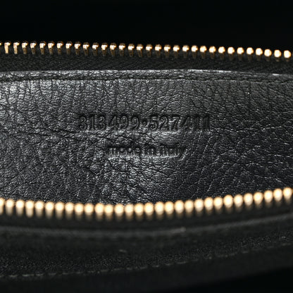 Saint Laurent Calfskin Canvas Small Muse Two Black 7 of 13