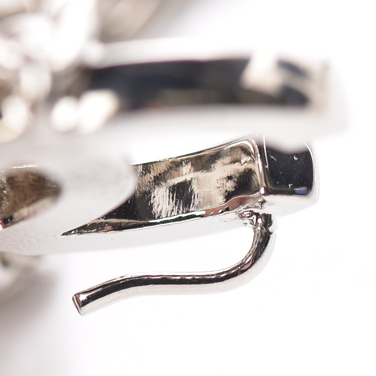 Enamel CC Chain Logo Belt Silver Black