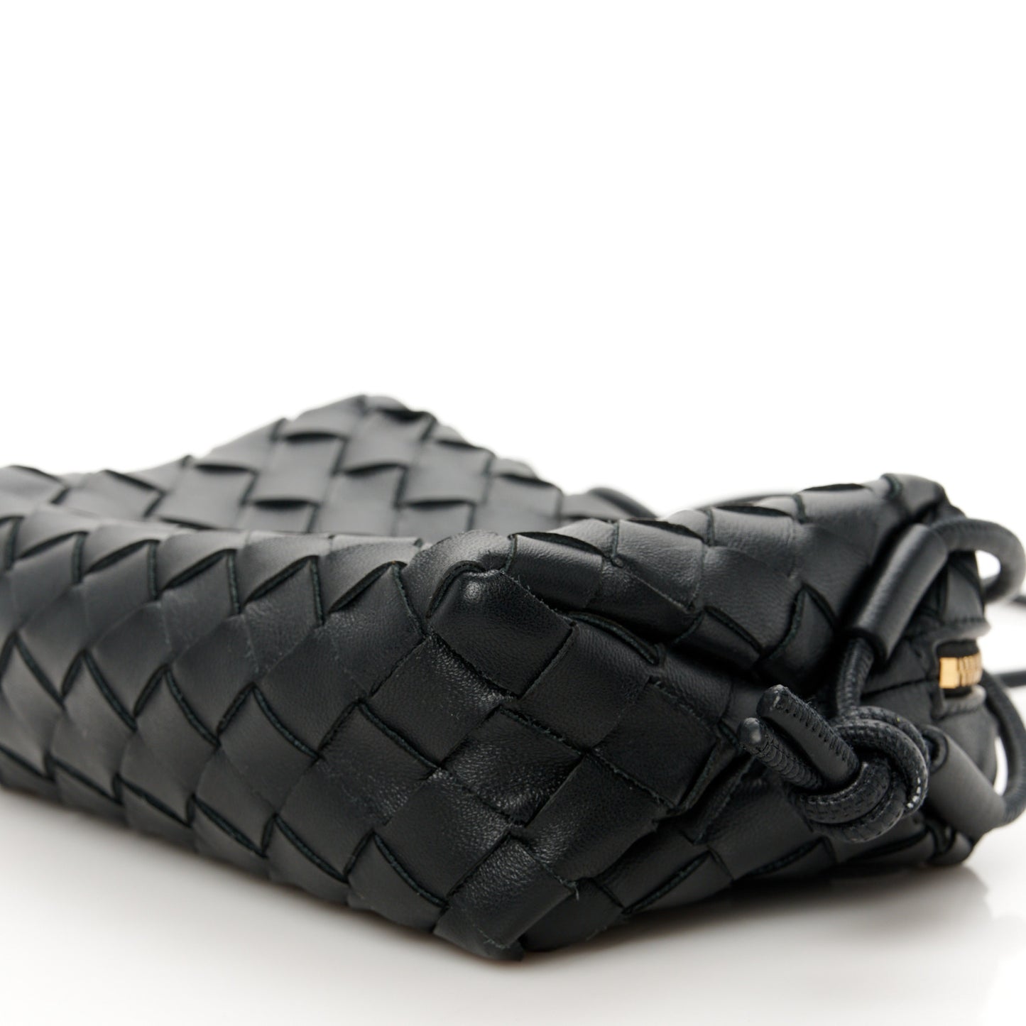 Nappa Intrecciato Mini Loop Camera Bag Black