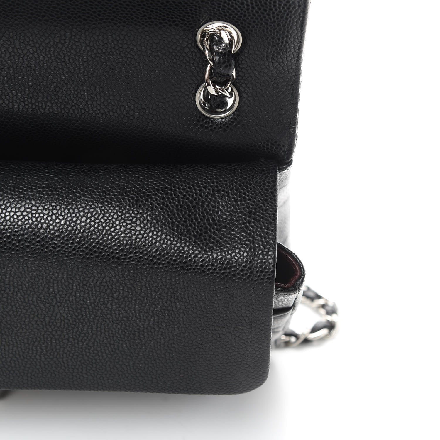 Chanel Caviar Quilted Jumbo Double Flap Black 12 of 16