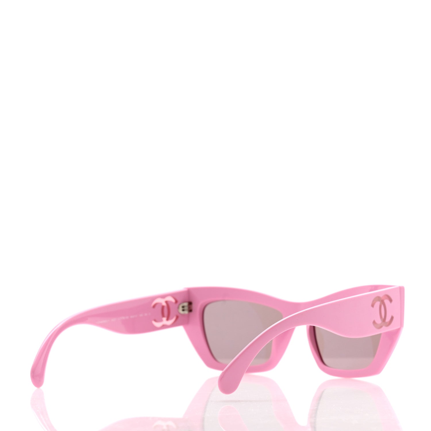 Chanel Acetate Cat Eye Sunglasses 5527 Pink 4 of 8