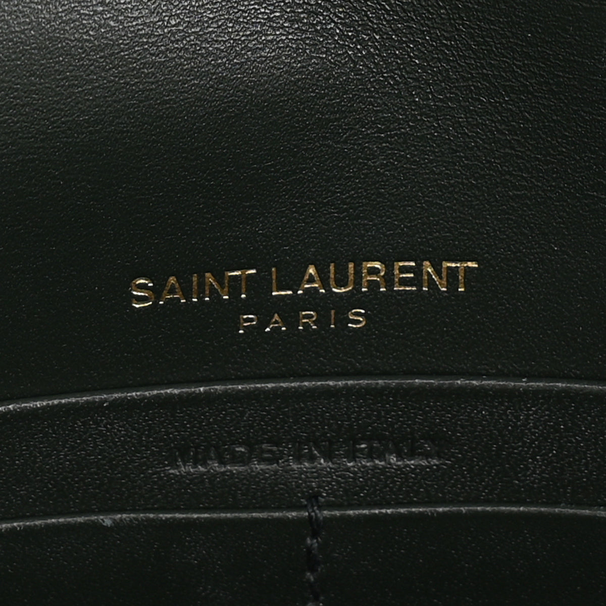 Saint Laurent Smooth Calfskin Classic Monogram Kate Tassel Chain Wallet Dark Leaf 5 of 8
