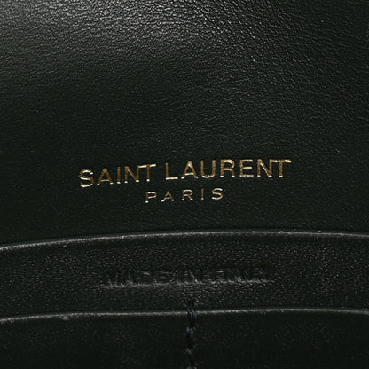 Saint Laurent Smooth Calfskin Classic Monogram Kate Tassel Chain Wallet Dark Leaf 5 of 8