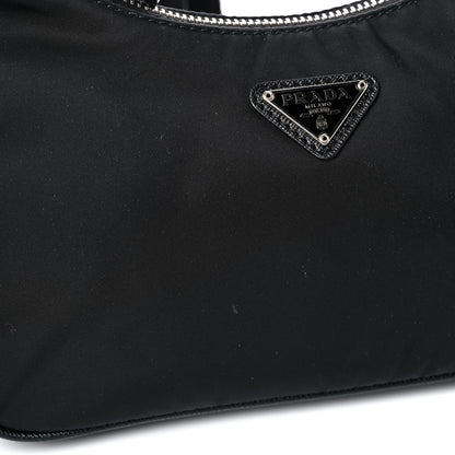 Prada Nylon Re-Edition 2005 Shoulder Bag Black 12 of 13