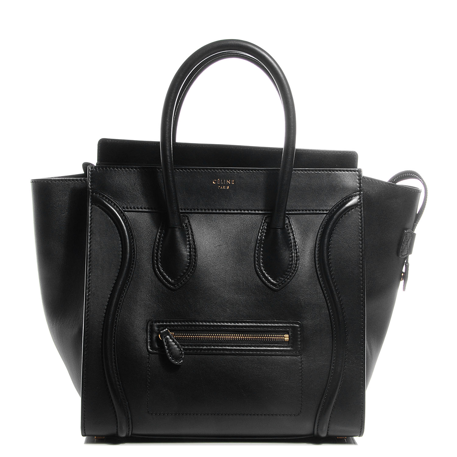 Celine Palmelato Calfskin Mini Luggage Bag Black 1 of 8