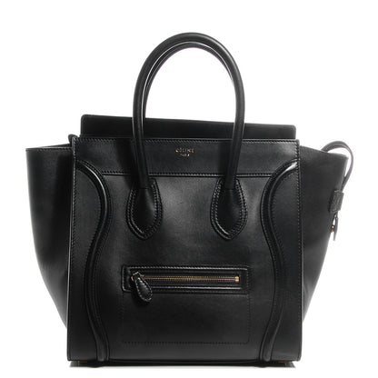 Celine Palmelato Calfskin Mini Luggage Bag Black 1 of 8