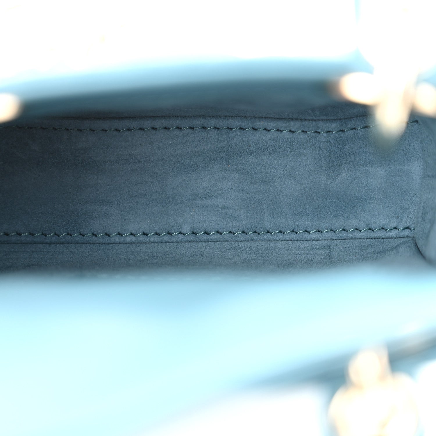 Christian Dior Lambskin Cannage Micro Lady Dior Cloud Blue 5 of 11