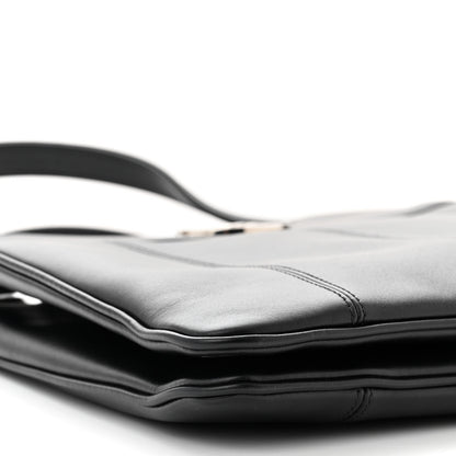 Gucci Calfskin Petite GG Small Tote Bag Black 9 of 10