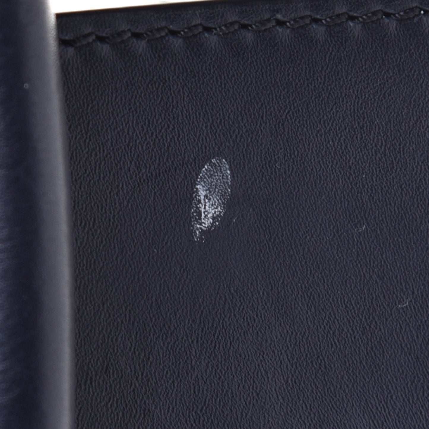 Smooth Calfskin Mini Luggage Navy Blue