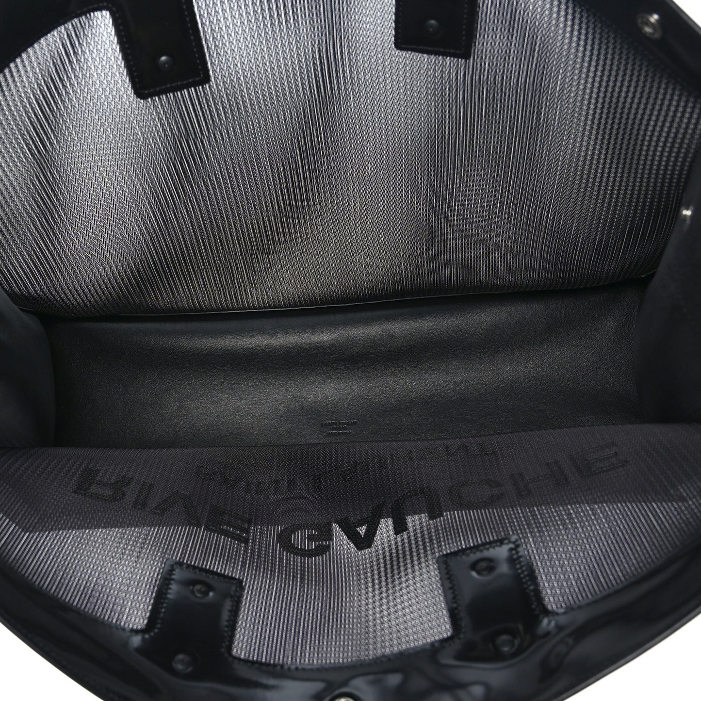 Mesh Patent Rive Gauche Tote Black