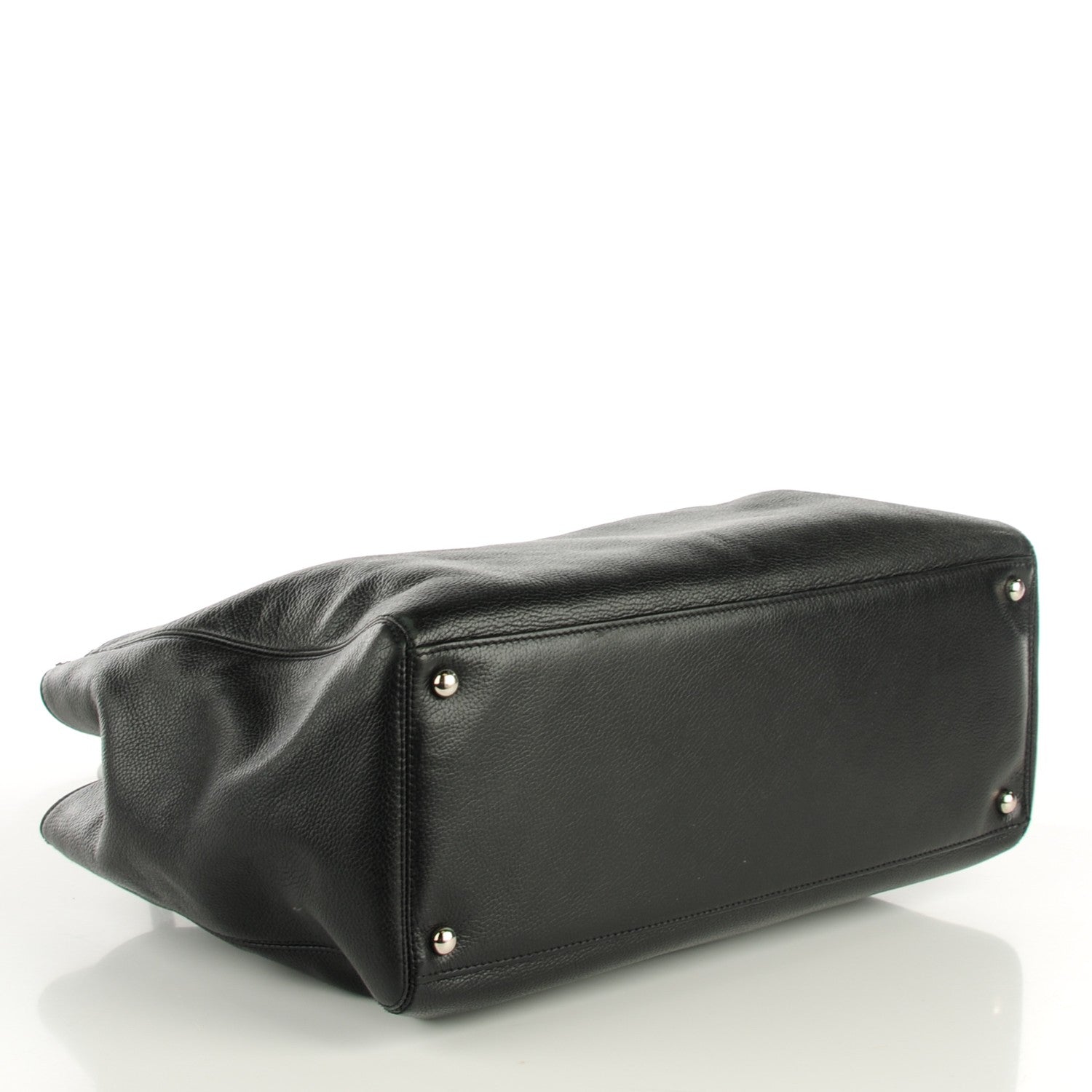 Chanel Calfskin Cerf Executive Shopper Tote Black 4 of 7