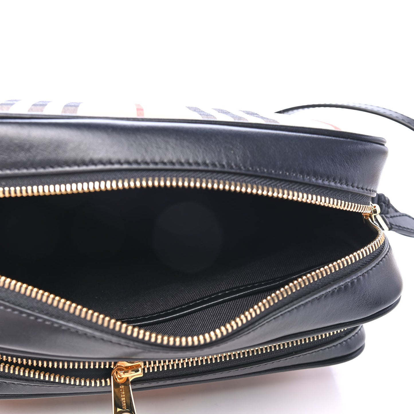 Calfskin Vintage Check Medium Camera Bag Archive Beige