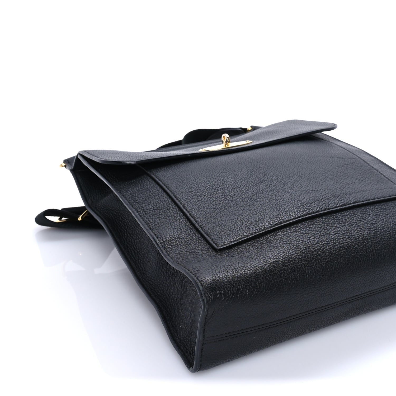 Mulberry Natural Grain Calfskin Antony Messenger Crossbody  Black 7 of 7