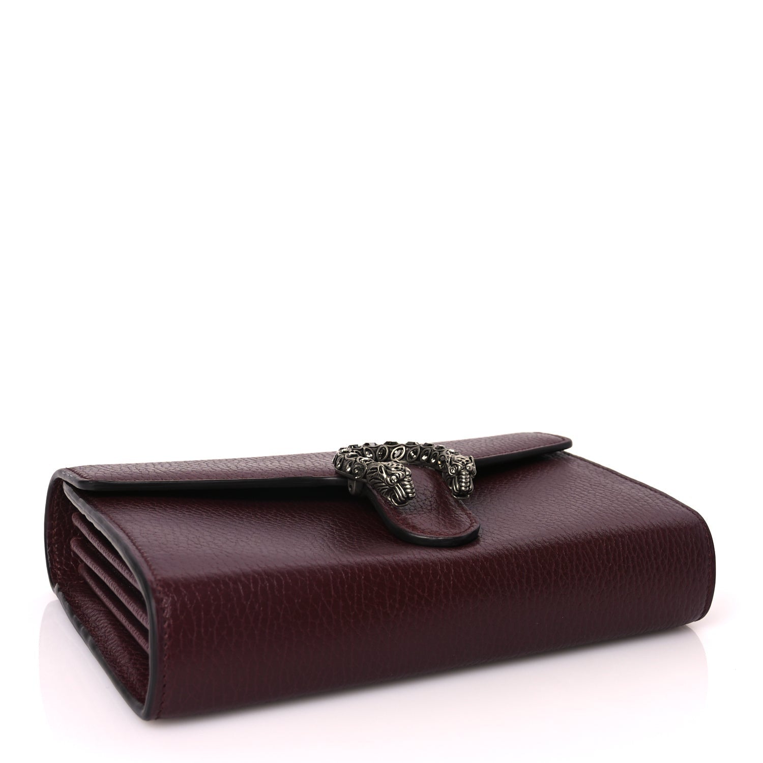 Gucci GUCCI Dollar Calfskin Crystal Mini Dionysus Chain Wallet Vintage Bordeaux Vintage Bordeaux 3 of 8
