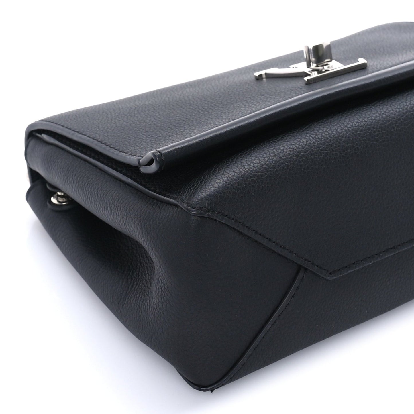 Calfskin Lockme II Chain Bag BB  Black