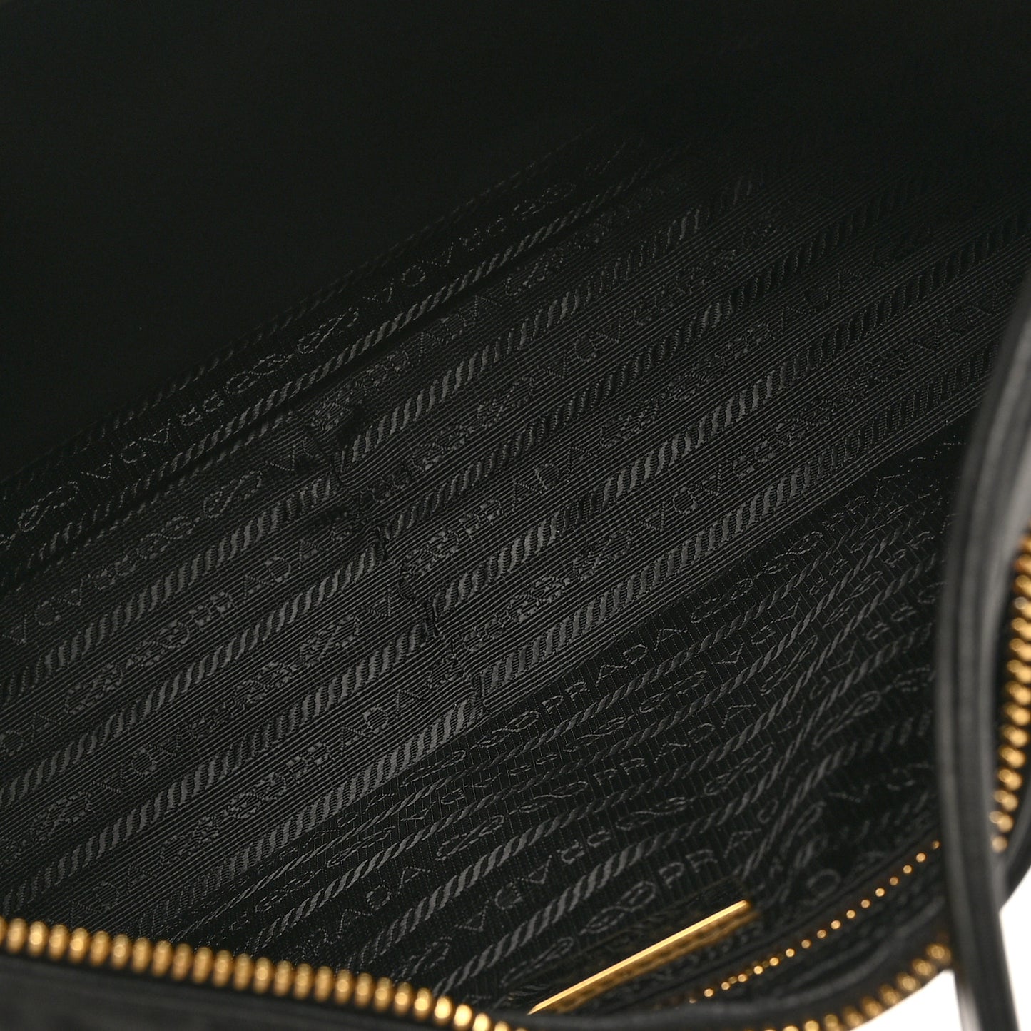 Re-Nylon Vitello Large Aimee Shoulder Bag Black