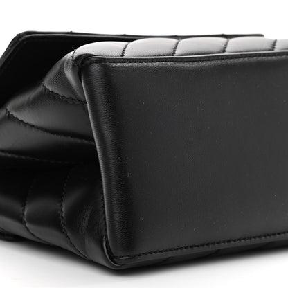 Off-White Calfskin Diagonal Quilted Jackhammer 19 Shoulder Bag Black 8 of 10