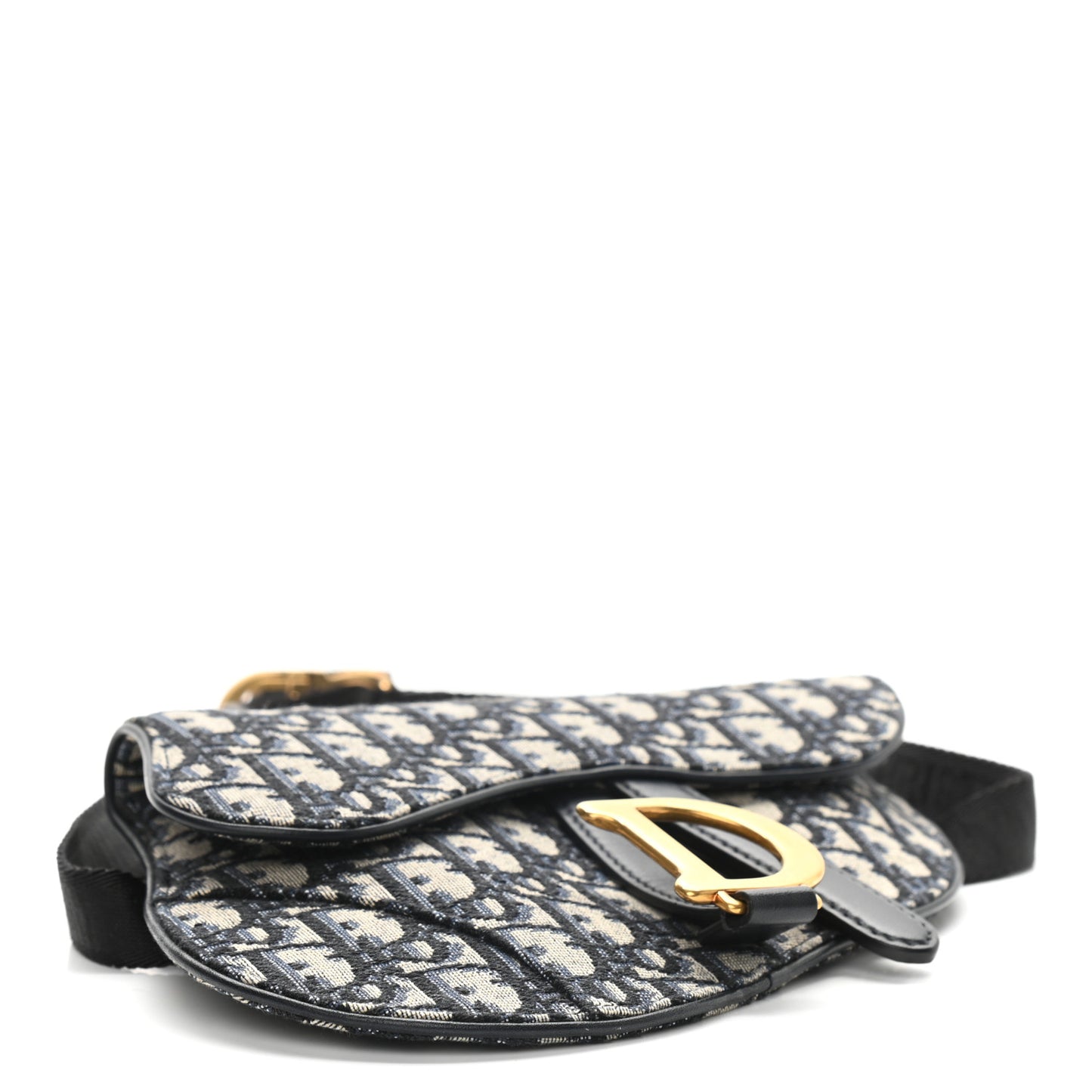 Oblique Saddle Belt Pouch Blue