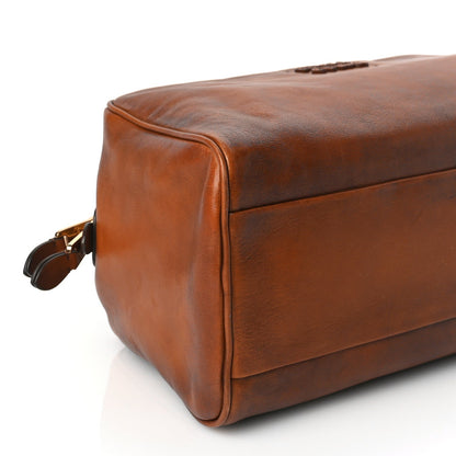 Miu Miu Calfskin Top Handle Bag Cognac 7 of 8