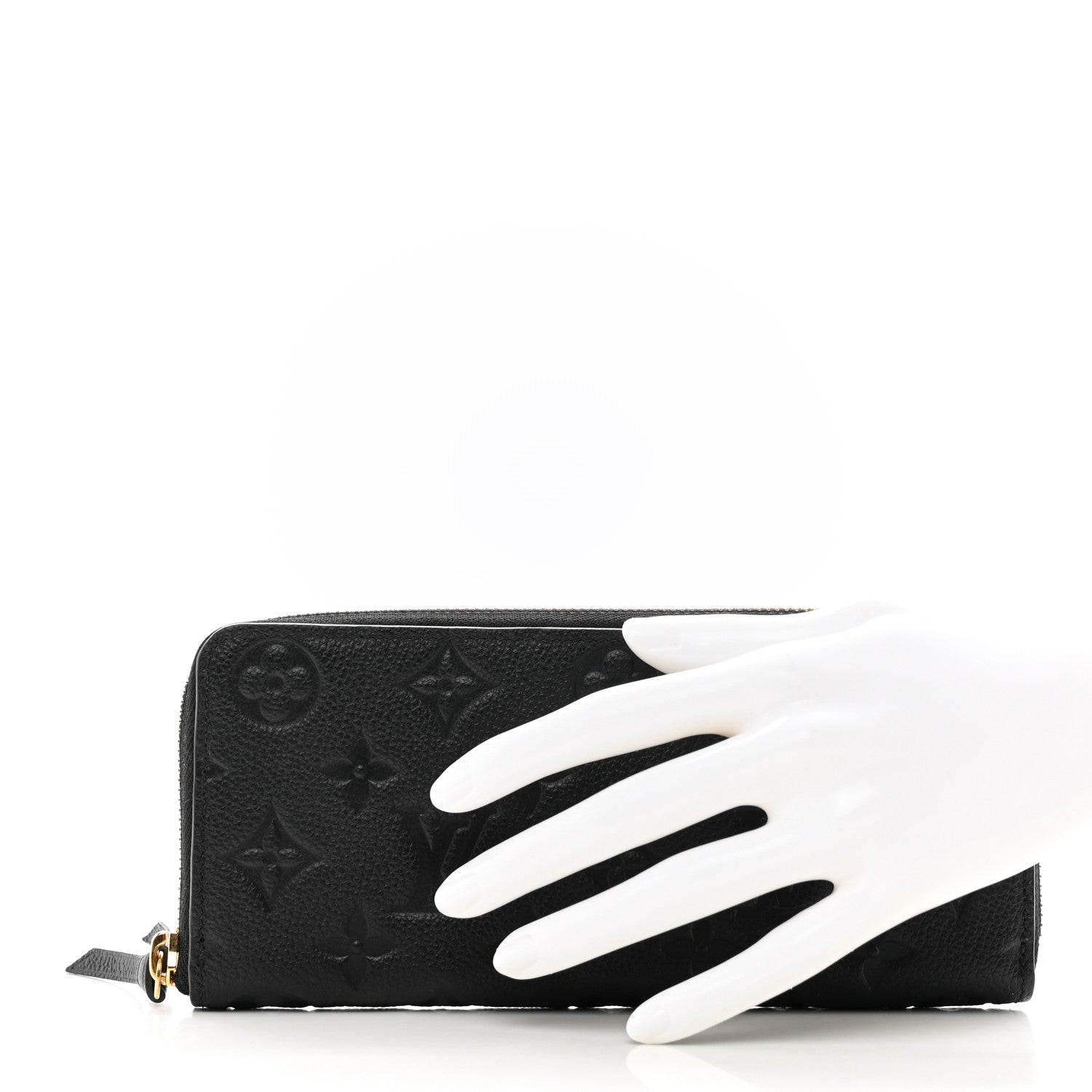 Louis Vuitton Empreinte Clemence Wallet Black 2 of 6