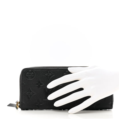 Louis Vuitton Empreinte Clemence Wallet Black 2 of 6