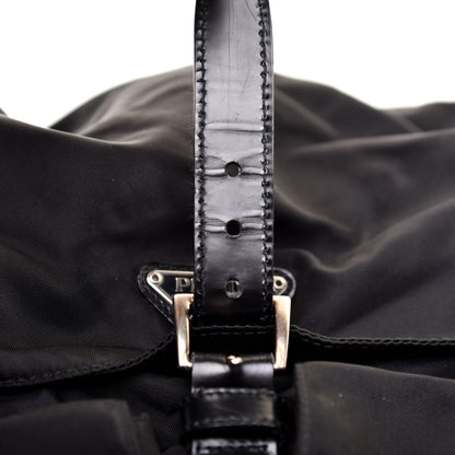 Prada Tessuto Nylon Vela Saffiano Large Backpack Black 13 of 13