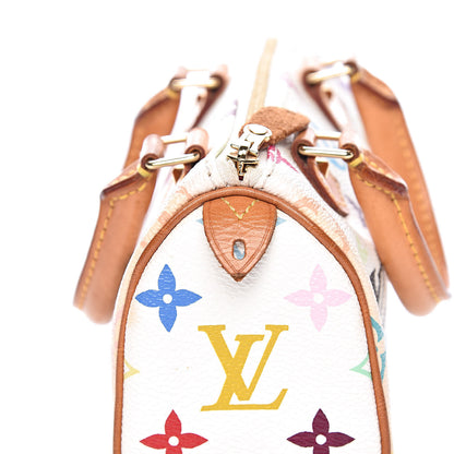 Louis Vuitton Monogram Multicolor Mini Sac HL Speedy White 12 of 12