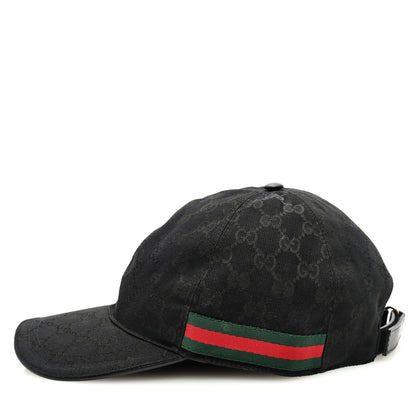 Gucci Monogram Web Baseball Hat XXL Black 4 of 9