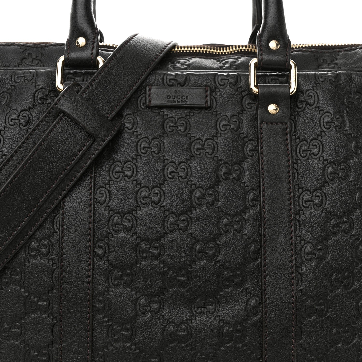 Gucci Guccissima Signature Eden Briefcase Black 8 of 13