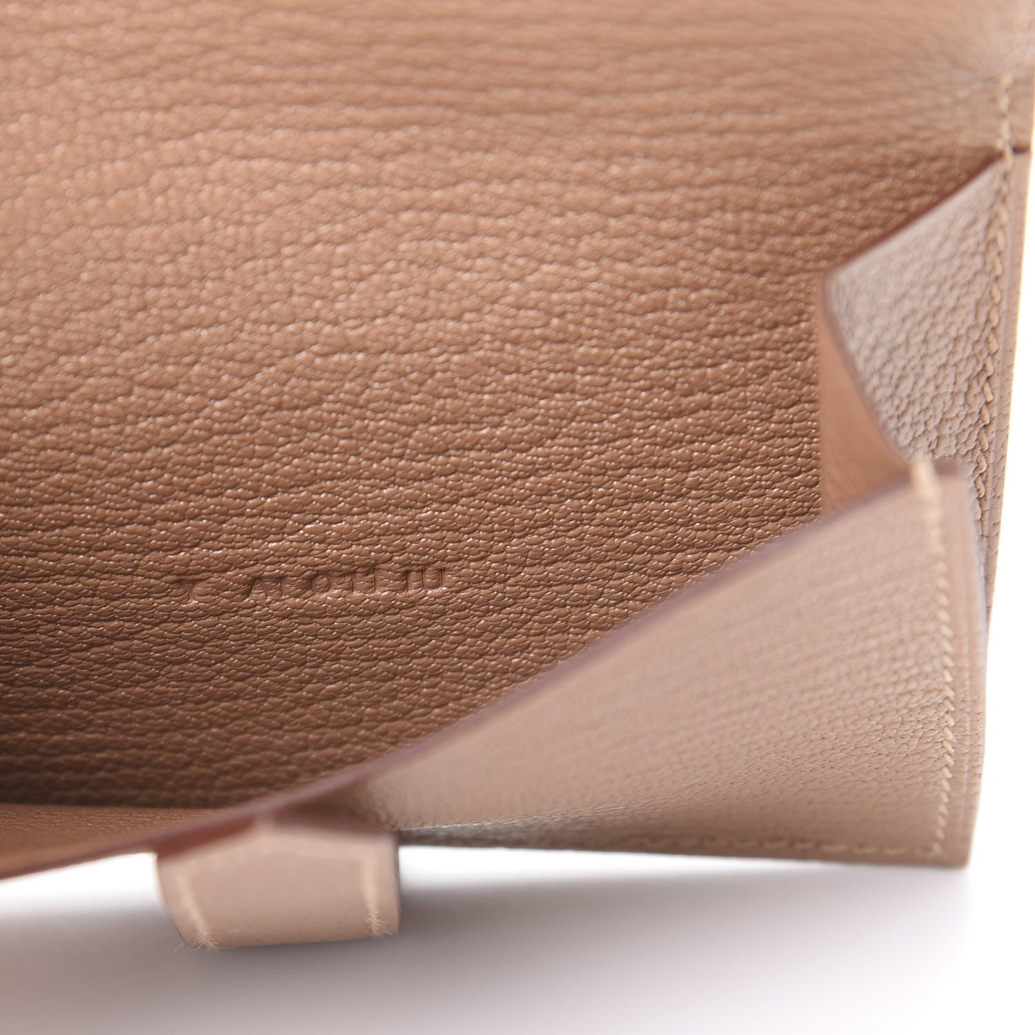 Hermes Chevre Mysore Mini Bearn Wallet Quebracho 7 of 8