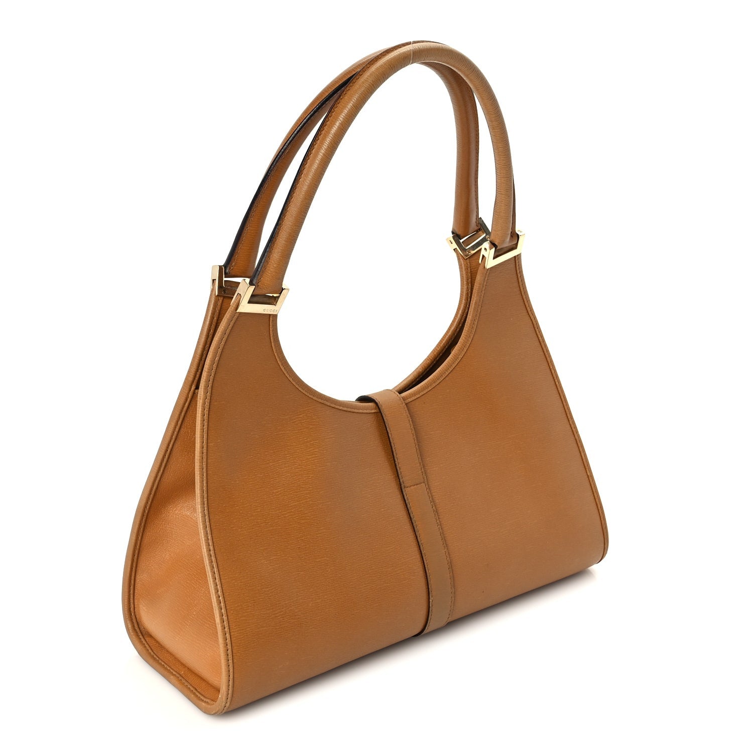 Gucci Calfskin Bardot Hobo Tan 2 of 10