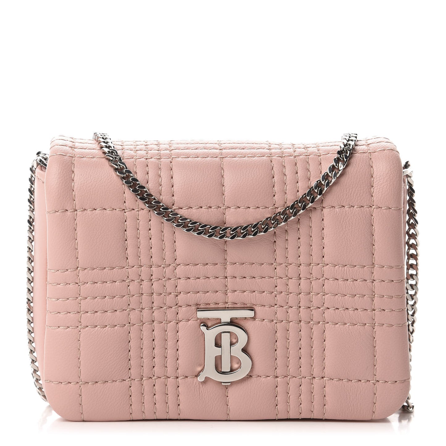 Lambskin Quilted Micro Lola Bag Blush Pink